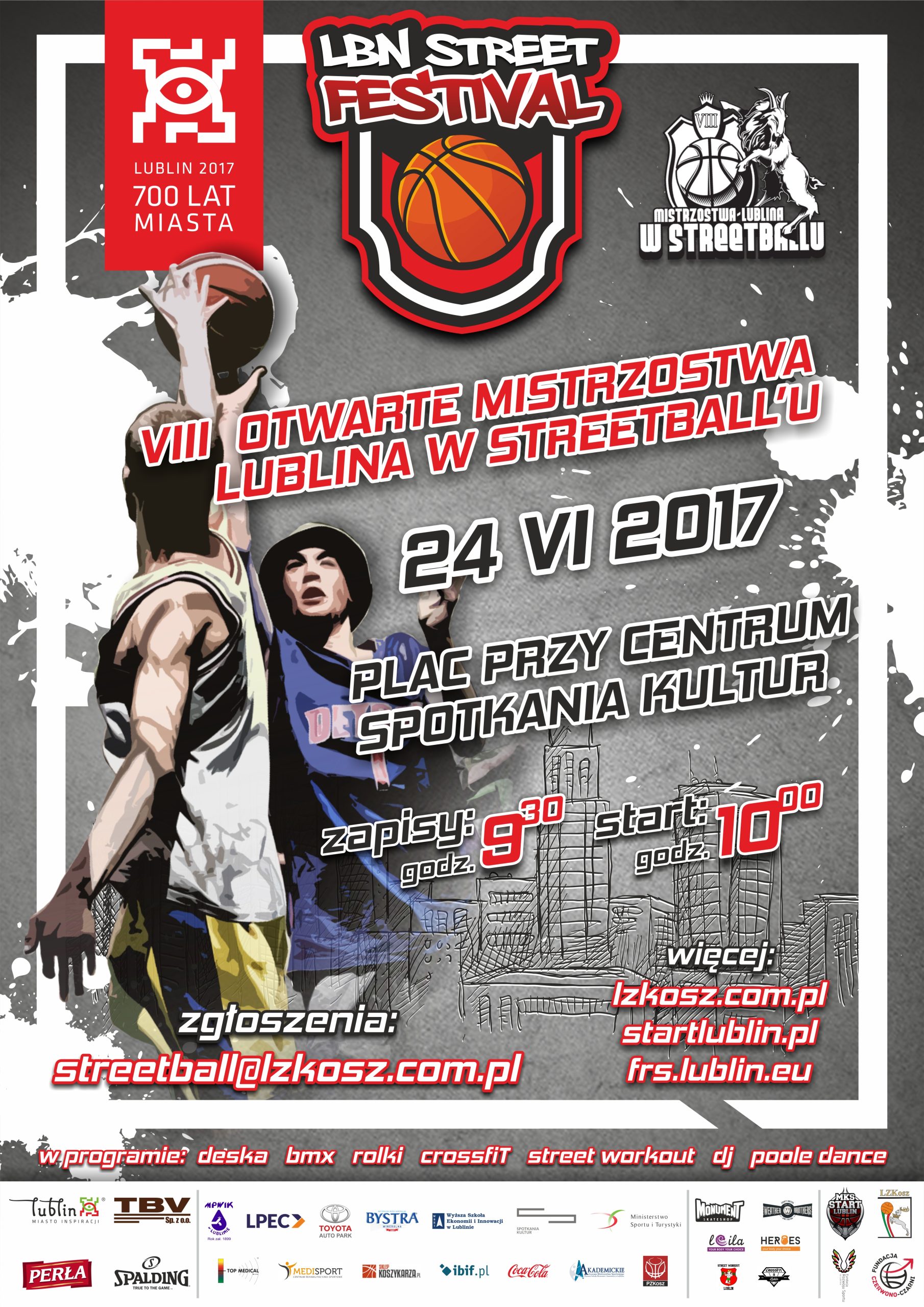 plakat streetball