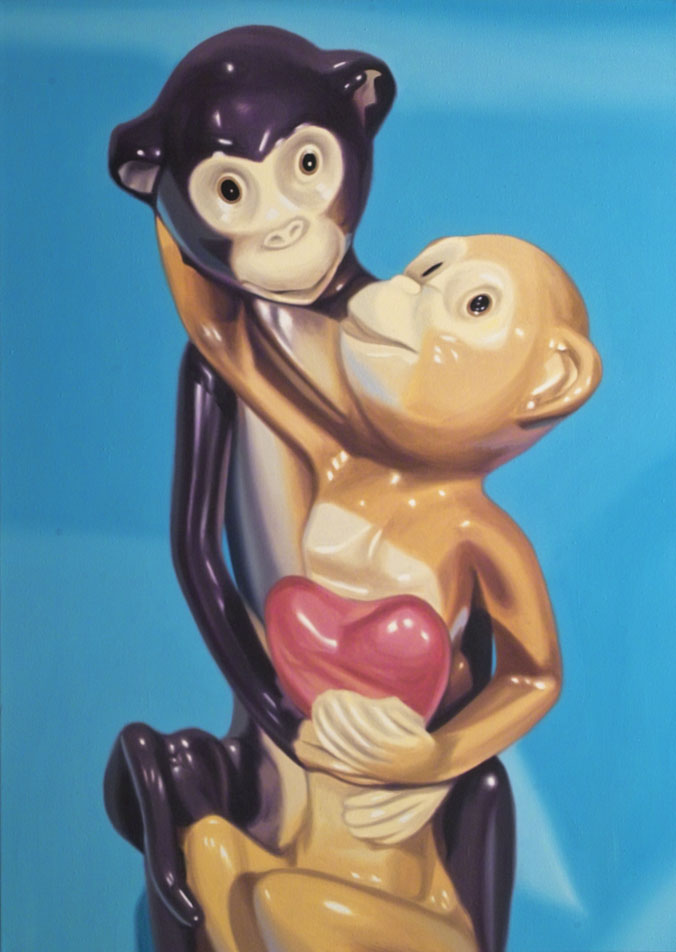 Bez tytułu, 2005, olej na płótnie, 70x50 cm