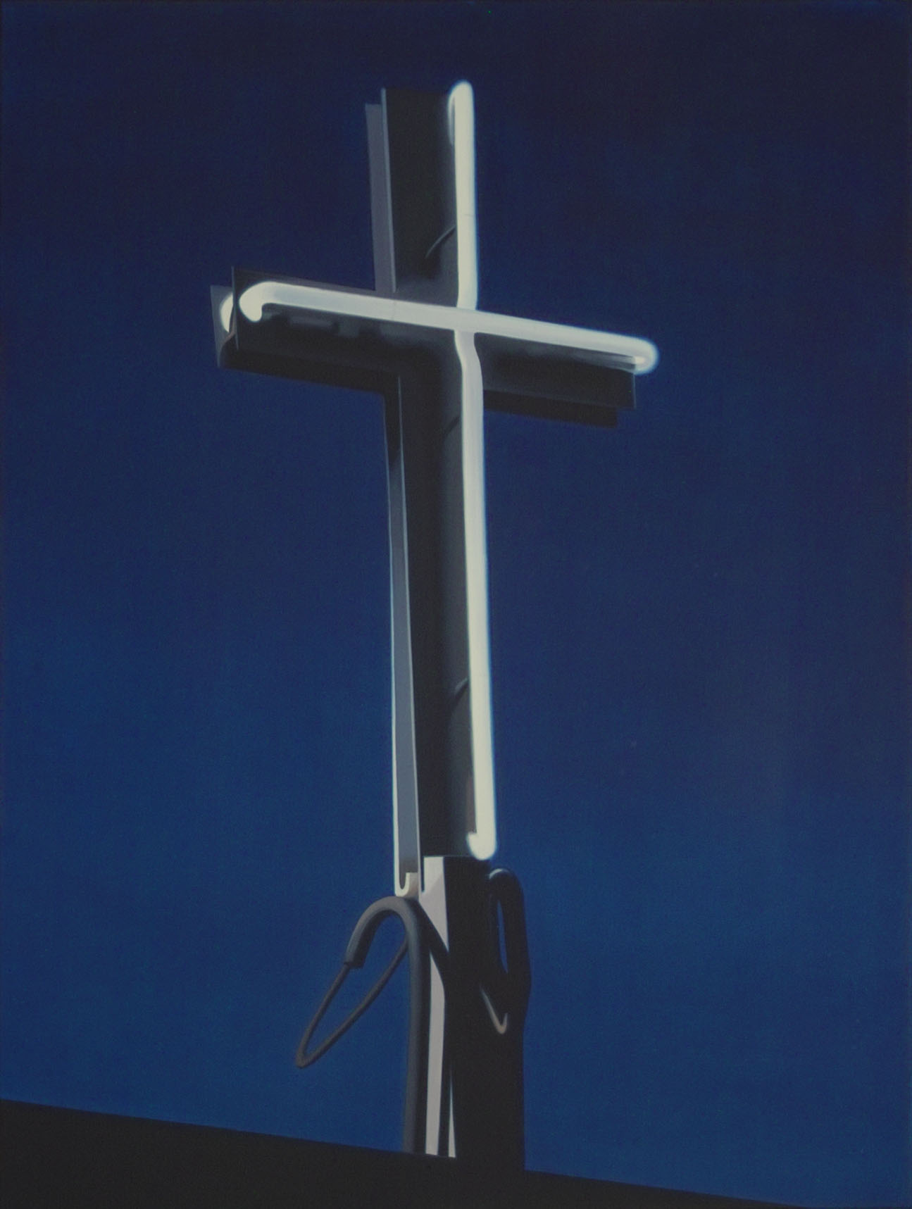 Neon, 2007, olej na płótnie, 80x60 cm